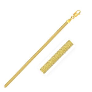 Size: 7 - Imperial Herringbone Bracelet in 10k Yellow Gold (2.8 mm)
