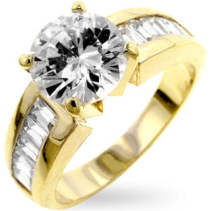 Antoinette Golden Engagement Ring